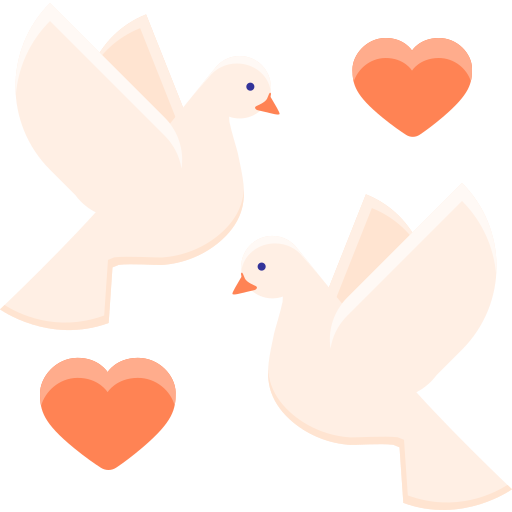 Dove Flaticons.com Lineal Color icon