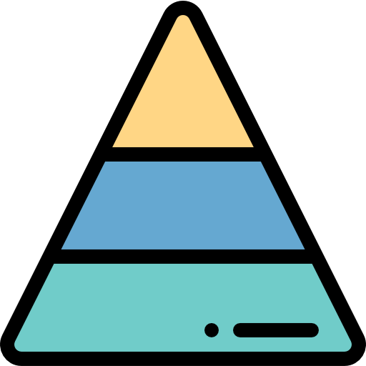 ピラミッド Detailed Rounded Lineal color icon