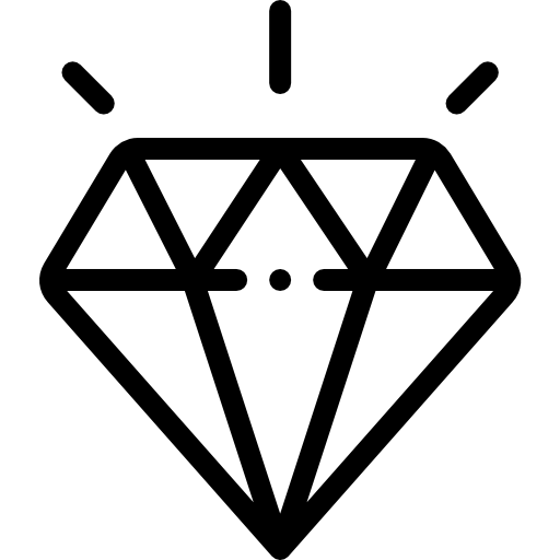 ダイヤモンド Detailed Rounded Lineal icon