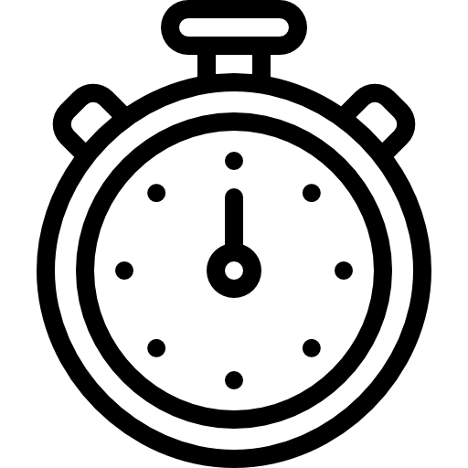 Секундомер Detailed Rounded Lineal иконка