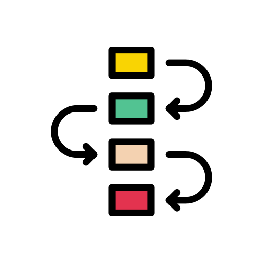 Diagram Generic color lineal-color icon