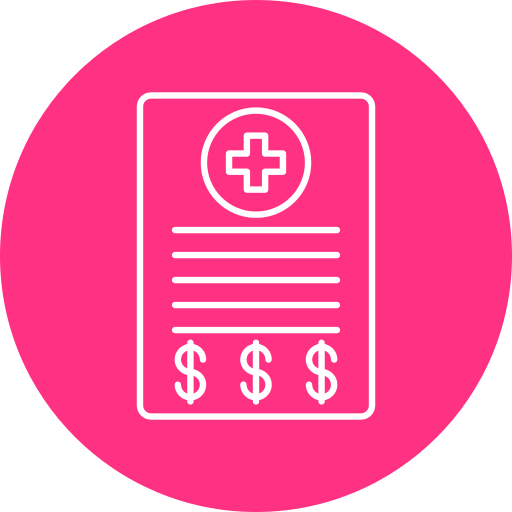 Medical bill Generic color fill icon