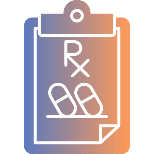 Prescription Generic gradient fill icon