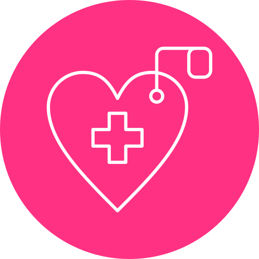 Cardiology Generic color fill icon