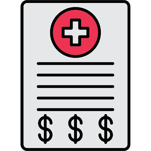 Medical bill Generic color lineal-color icon