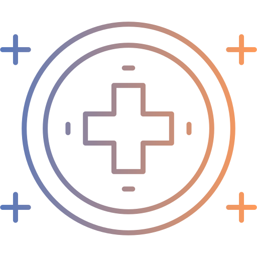 Hospital sign Generic gradient outline icon