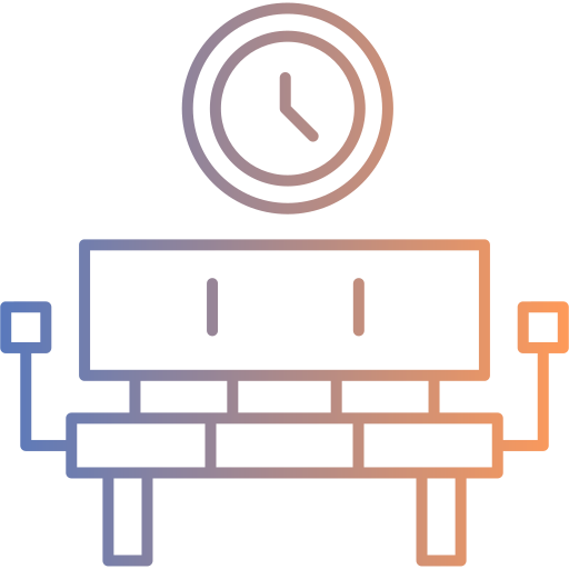 Зал ожидания Generic gradient outline иконка