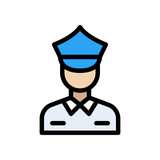 Police Generic color lineal-color icon