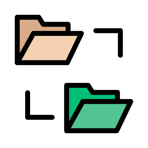 carpeta Generic color lineal-color icono