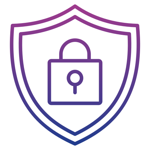 sicurezza informatica Generic gradient outline icona