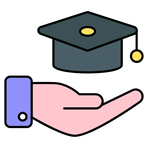 Education cap Generic color lineal-color icon