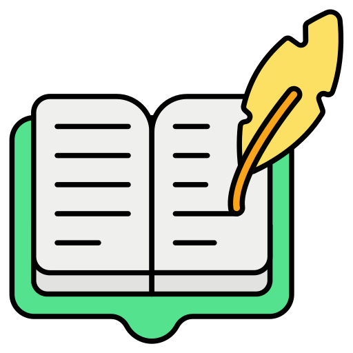책과 연필 Generic color lineal-color icon