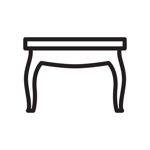 mesa Generic outline icono