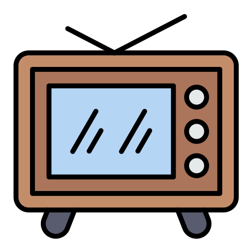 télévision Generic color lineal-color Icône