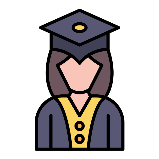 student Generic color lineal-color icon