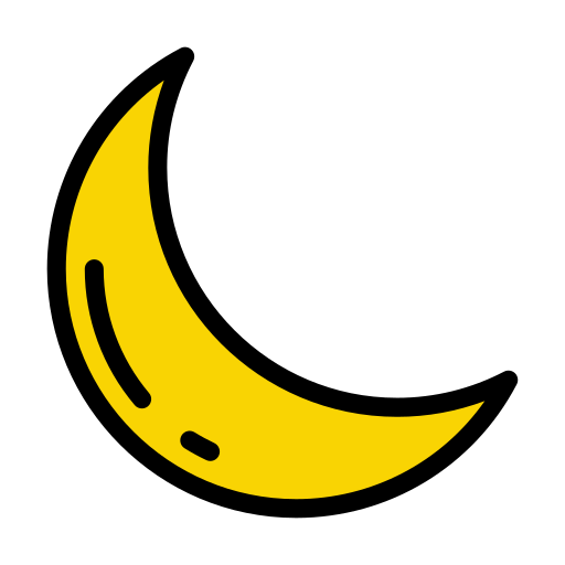 Moon Generic color lineal-color icon