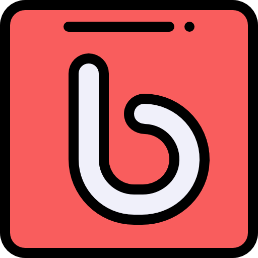 bebo Detailed Rounded Lineal color icon