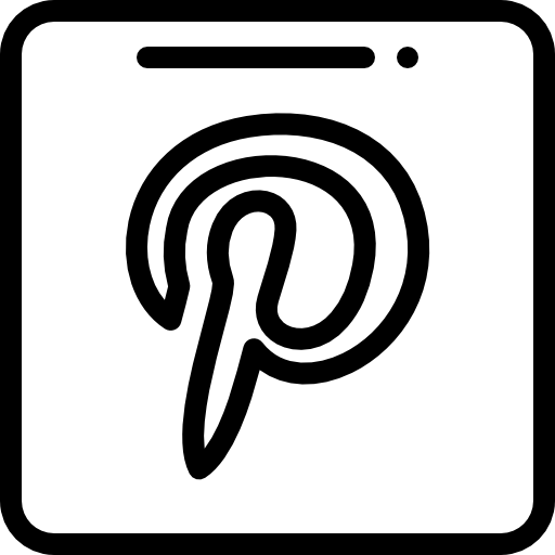 ピンタレスト Detailed Rounded Lineal icon