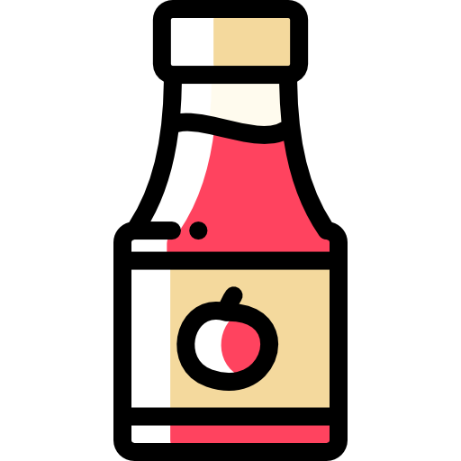 토마토 소스 Detailed Rounded Color Omission icon