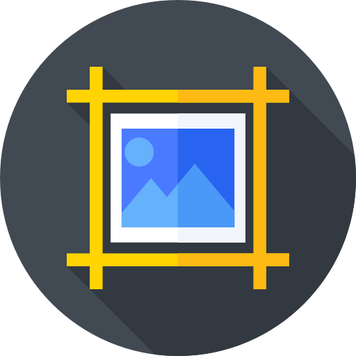 Grid Flat Circular Flat icon
