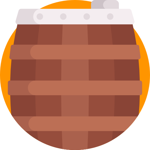 Barrel Detailed Flat Circular Flat icon