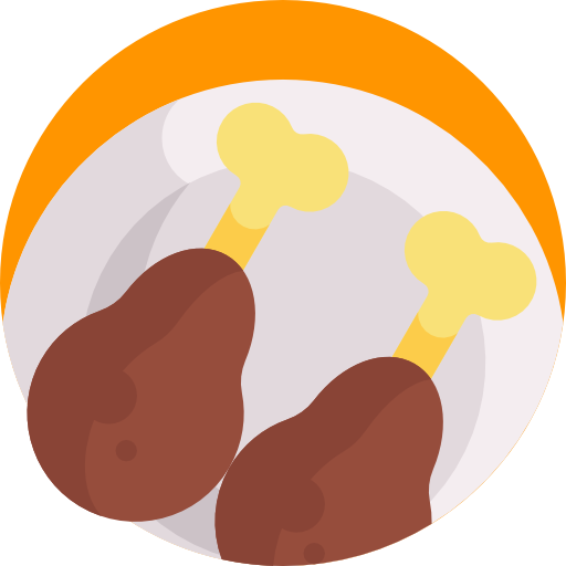 hühnerbein Detailed Flat Circular Flat icon
