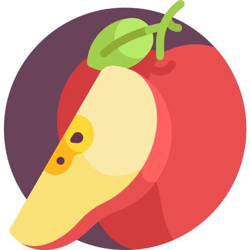 사과 Detailed Flat Circular Flat icon