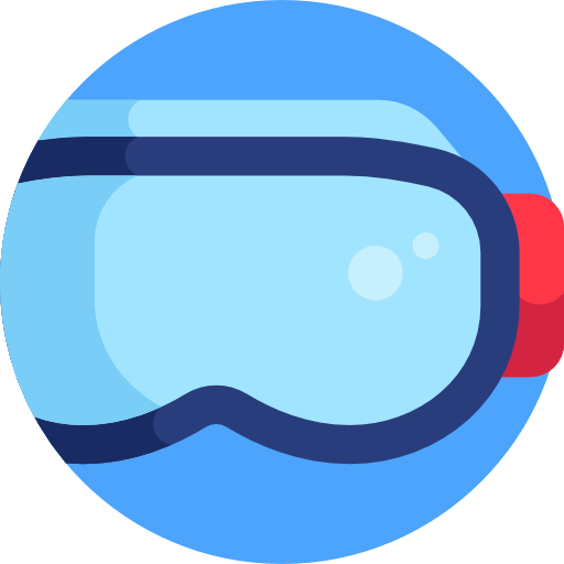 Goggles Detailed Flat Circular Flat icon