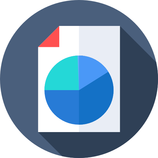 tortengrafik Flat Circular Flat icon