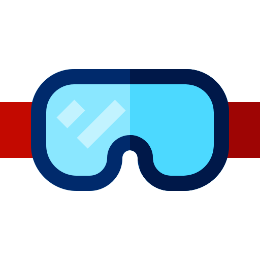 Glasses Basic Straight Flat icon