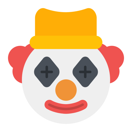 clown Generic color fill icon