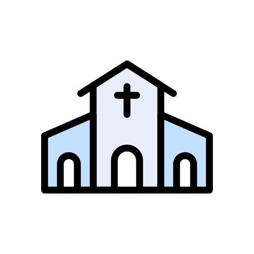 Church Generic color lineal-color icon