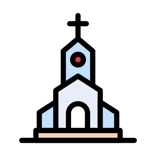 Church Generic color lineal-color icon