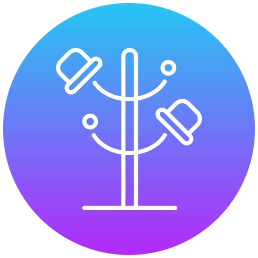 Hat rack Generic gradient fill icon