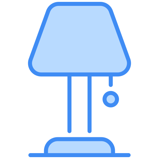 Table lamp Generic color lineal-color icon