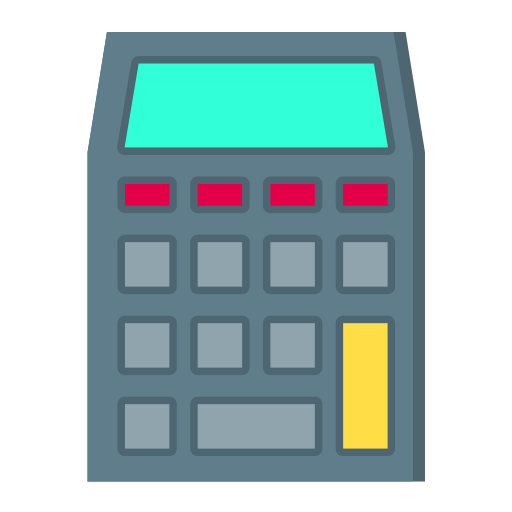 Калькулятор Generic color fill иконка