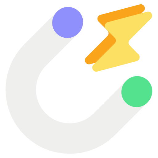 Magnet Generic color fill icon