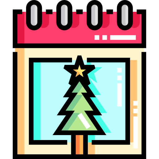 クリスマス Detailed Straight Lineal color icon