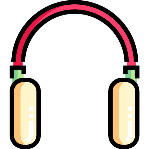 oorwarmers Detailed Straight Lineal color icoon