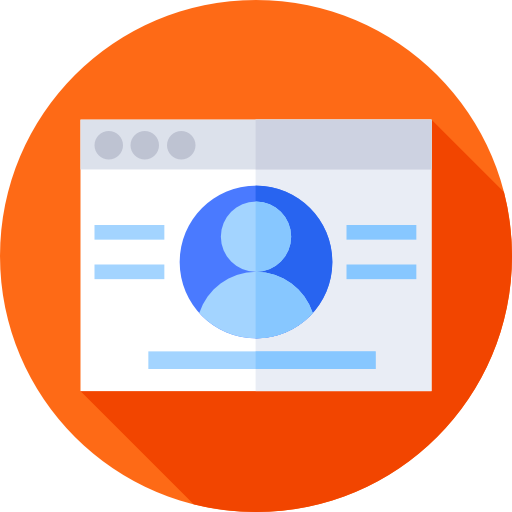 ウェブ Flat Circular Flat icon