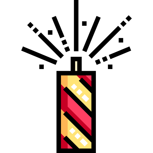 petarda Detailed Straight Lineal color ikona