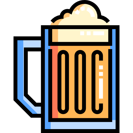 맥주 Detailed Straight Lineal color icon