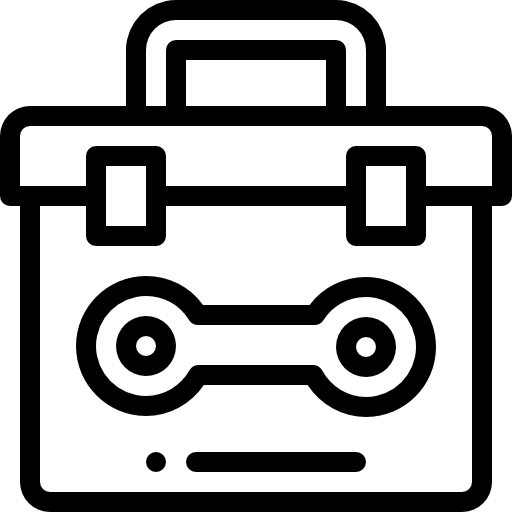 cassetta degli attrezzi Detailed Rounded Lineal icona