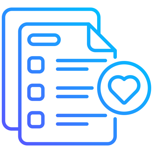 lista życzeń Generic gradient outline ikona