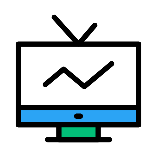 pantalla Generic color lineal-color icono