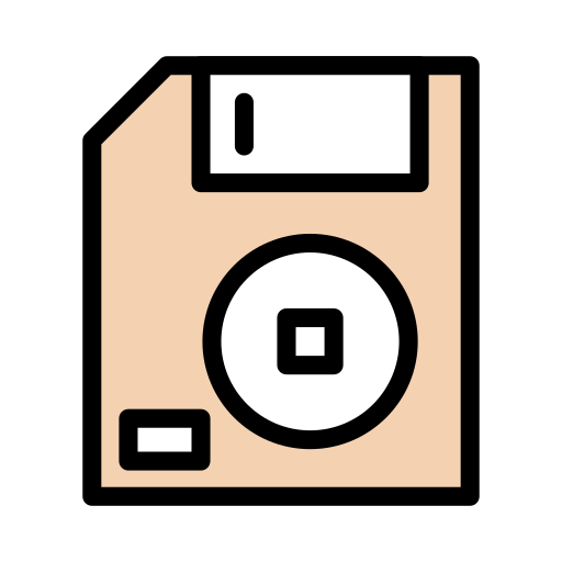disquette Generic color lineal-color Icône
