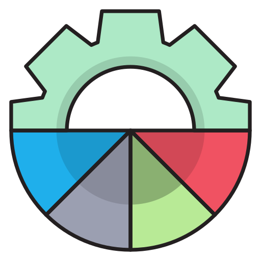 Chart Generic color lineal-color icon