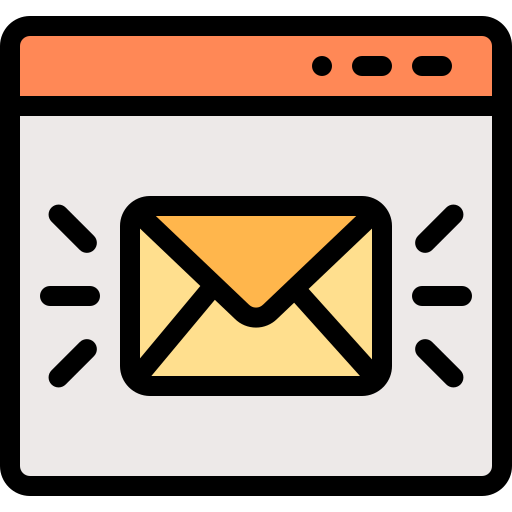 email Detailed Rounded Lineal color icon