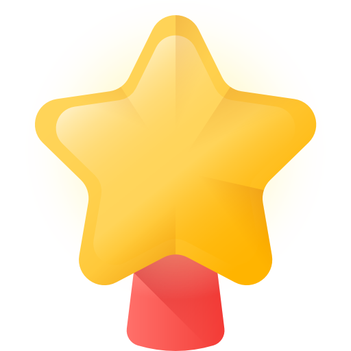 Звезда 3D Color иконка