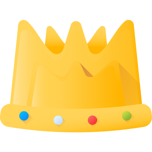 왕관 3D Color icon